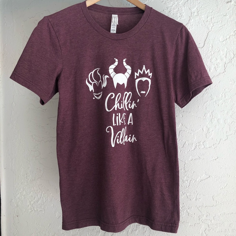 Chillin’ Like a Villain Disney inspired tee